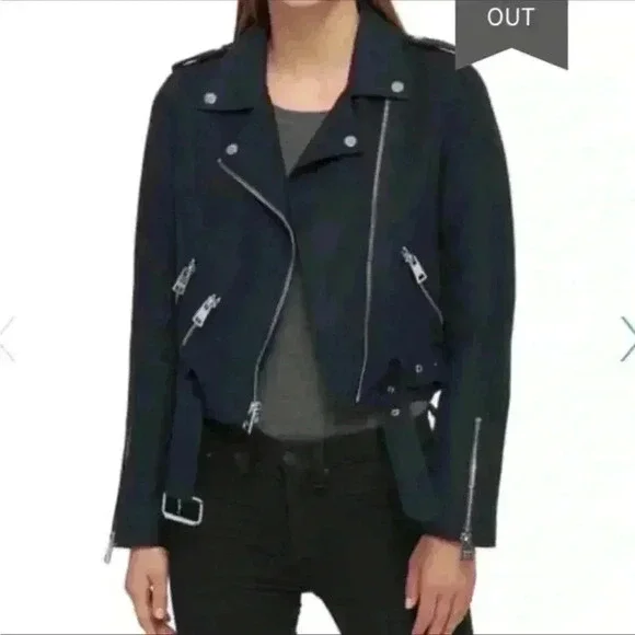 Levis Faux Suede Moto Jacket - Picture 3 of 8